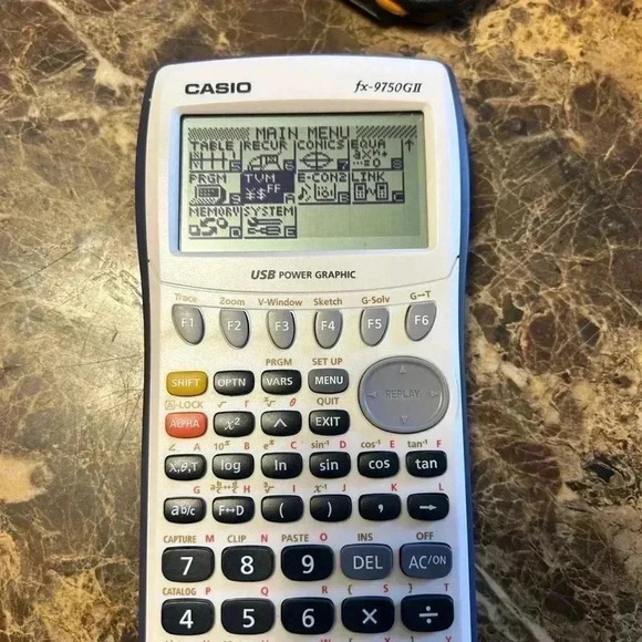 Casio FX-9750Gii USB Power Graphing & Scientific Calculator with Cover - Tested - Picture 3 of 5